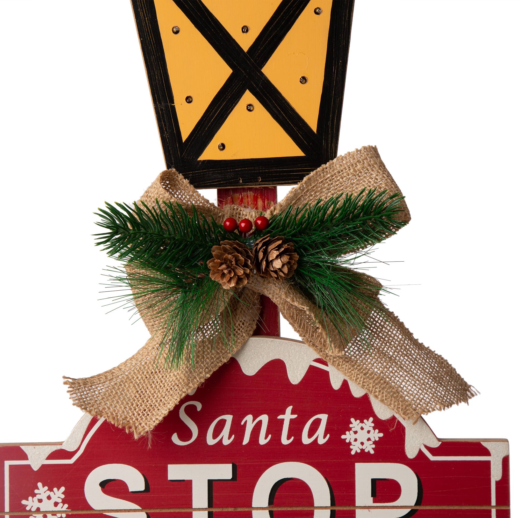 Glitzhome® 3.5ft. LED Christmas Yard Stake with Timer